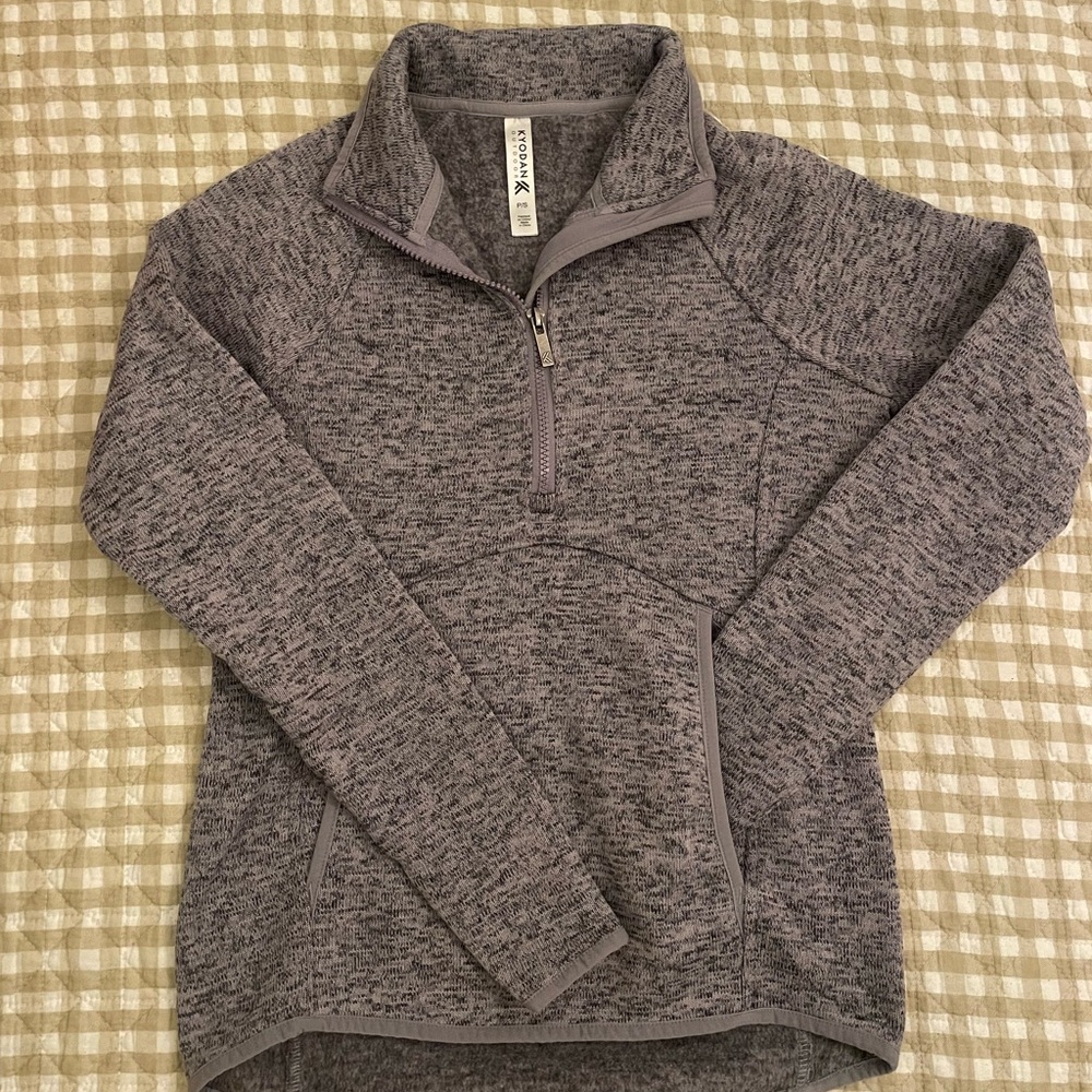 Kyodan Heathered Gray Zip-Up Jacket